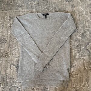 Aqua Cashmere Gray Sweater